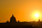 Rome skyline from the Hotel